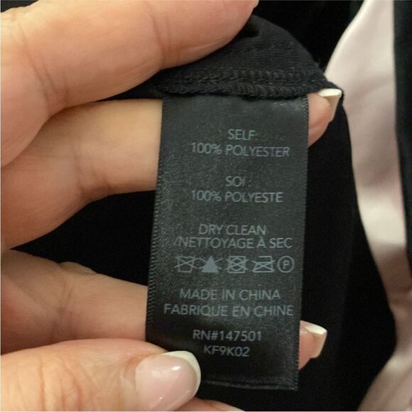 KOBI HALPERIN Elegant Black Ruched Sleeveless Top, M - Picture 9 of 9